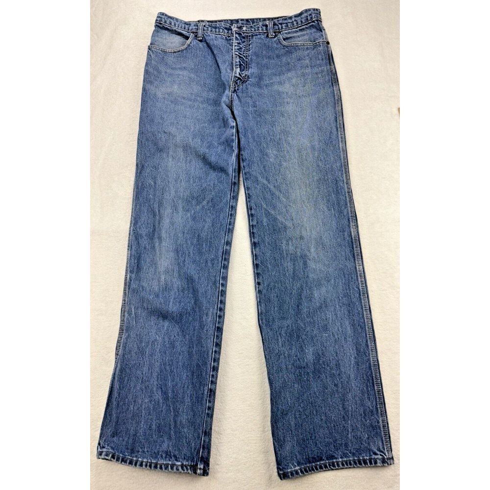 Calvin Klein VTG Denim Jeans‎ Men 38 Blue Straight Leg Baggy 90's Y2k